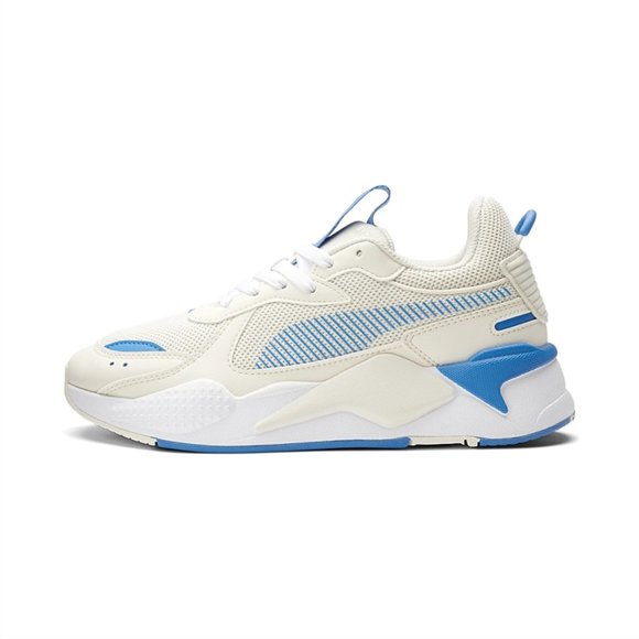 Puma RS-X Low Mens Running Shoes White Blue 385426-01 NEW Size 6 / WMNS 5.5 - Picture 4 of 8